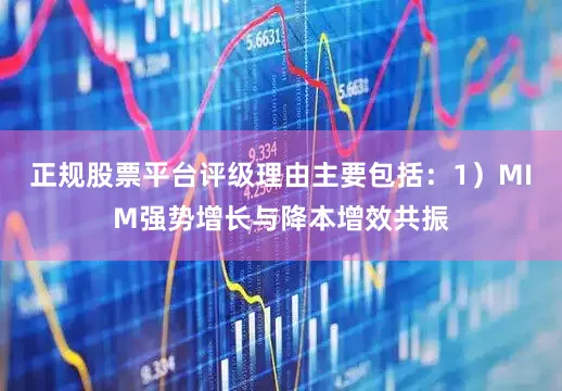 正规股票平台评级理由主要包括：1）MIM强势增长与降本增效共振